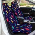 thumbnail image 5 of Colorful Space Pattern Car Seat Covers,Universal Auto Front Seats Protector Fits for Car,SUV Sedan,Truck, 5 of 6