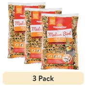(3 pack) Pennington Medium Bird Blend Bird Food for Cockatiels, Love Birds; 3 lb Bag