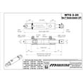 thumbnail image 4 of Hydraulic Cylinder 2 in bore x 20 in stroke tang hydraulic cylinder Welded Double Acting 3500 PSI, 4 of 6