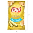 Lay's Dill Pickle Flavored Potato Chips, Party Size, 12.5 oz Bag