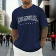 thumbnail image 4 of Men Tshirt Basic Shirts for Men Short Sleeve Crew Neck Men's Clothing, 4 of 5