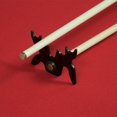 thumbnail image 3 of Pool Table Cloth Protection Slip-On Bridge Head, Portable Moosehead Bridge Customizable Cue Height Nine Shot Positions, Enhances Control and Angle Adjustment (Black), 3 of 4