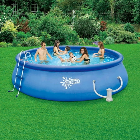 pool quick summer escapes swimming walmart pools inflatable summerbackyard