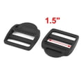thumbnail image 2 of Unique Bargains Suitcase Belt Webbing Connector Ladder Lock Buckle Black 38mm Strap Width 15pcs, 2 of 3