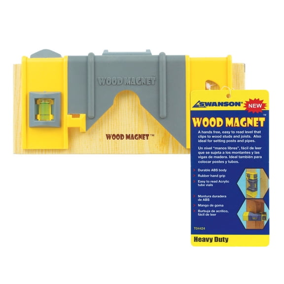 Swanson Tool Co Wood Magnet Grips All 2x Boards for Accurate Measurements, Model T04424