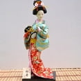 thumbnail image 2 of 30cm Japanese Kimono Dolls Figurine for Home Office Decors with Durability Base and Bright Color Japanese Decors, 2 of 4