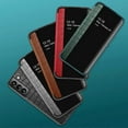 thumbnail image 2 of For Samsung Galaxy S22 Ultra 5G Crocodile Texture Window View Leather Phone Case, 2 of 5