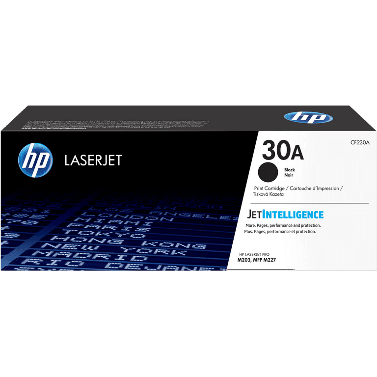 HP 30A, (CF230A) Black Original LaserJet Toner Cartridge HP 30A, (CF230A) Black Original LaserJet Toner Cartridge