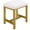 Gold, variant on Small Vanity Stool With Cushion Cute Modern Makeup Chair Ottoman Foot Rest For Bedroom Bathroom Living Room Small Spaces
