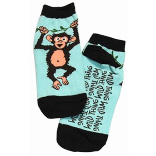 Lazy One Boys Wild Thing Monkey Infant Socks 