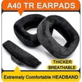 thumbnail image 4 of Astro A40 TR Ear Pads for Astro A40TR Gaming Headset: Velour Ear Cushions (Not Compatible with A50 Gen4, Gen3, Gen2, Gen1), 4 of 5