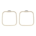 thumbnail image 2 of simhoa 2 Pieces Cross Stitch Loops Hexagon Display Frame Reusable Cross Stitch Frame 20cmx20cm, 2 of 8