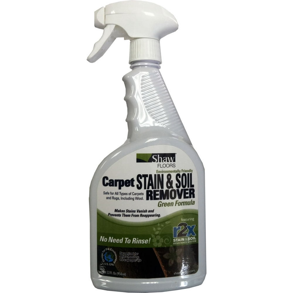 Shaw R2x Green Formula Carpet & Rug Stain & Soil Remover 32oz Spray