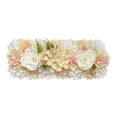 thumbnail image 1 of Panel de flores en forma de arco, fondo floral de seda, hilera de flores en forma de puerta arqueada, centros de mesa, arreglos florales para fiestas Champán ligero, 1 of 8