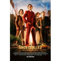 Anchorman Movie Poster 24Inx36In Poster 24x36 Art Poster 24x36 Multi-Color Square Adults Poster Time