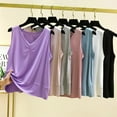 thumbnail image 3 of Cozyfort Women Plus Size Tank Top Casual Summer Tops Loose Fit Sleeveless T Shirts Trendy Crewneck Tunic Tees, 3 of 9