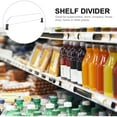 thumbnail image 6 of Booster Divider Goods Shelf Classification Baffle Dividing Line Drinks Storage Rack Divider Iron 35.50X8.00X2.00CM, 6 of 6