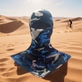 thumbnail image 2 of Sun Protective Scarf UPF 50+ Breathable Mesh Print for Women Men Outdoor Daily Use, 2 of 3