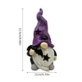 thumbnail image 3 of Halloween Decorations Cute Halloween Gnomes Decorations Witch Hat Gnomes Resin Figurines for Indoor Outdoor Garden Fall Gnome Table Centerpiece, Autumn Party Decor, 3 of 5