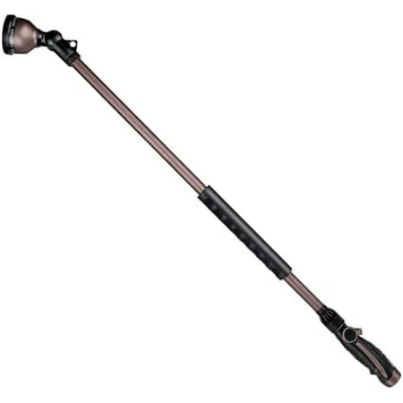 36&rdquo;Long Watering Wand 180&deg; Swivel Head Metal Garden Hose Wand with 10 Spray Patterns 3ft Heavy Duty Hose Nozzle Sprayer with Thumb Flow Control Ideal to Water Hanging Baskets Shrubs