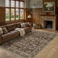 thumbnail image 4 of BERTHMEER 8'x10' Area Rugs for Living Room Large Vintage Brown Carpets for Bedroom Office Machine Washable Farmhouse Dining Room Oriental Rugs Non Slip Traditional Distressed Rugs, 4 of 9