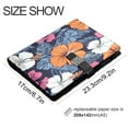 thumbnail image 3 of Premium Faux Leather Notebook - Refillable, Multi-Functional Organizer, 23.3x17cm, All-Season Use，Tropical Flower Pattern, 3 of 6