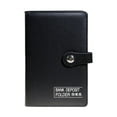 thumbnail image 1 of HILABEE PU Leather Notebook Binder Refillable Loose Leaf Budgets Binder for Work Travel Black, 1 of 9