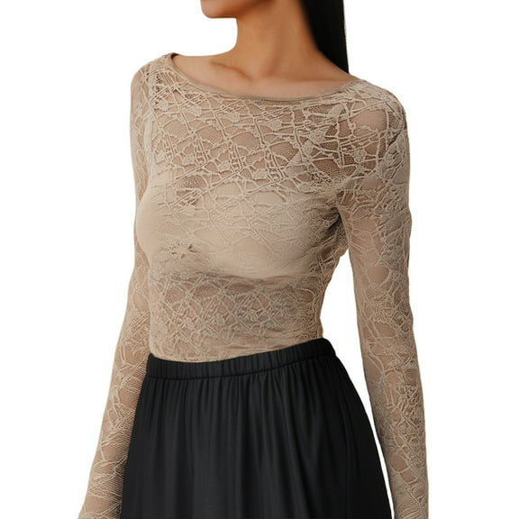 Womens Summer Tops Long Sleeve Shirt Female Layering Sweaters Women Shirts And Tops T Shirts Juniors Women Mid Sleeve Shirt Womens Light Long Show Shoulder Tight Fitting Workout M