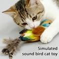 thumbnail image 4 of Interactive Toy With Chirping Sound Fluttering Plush Bird Toy Toy Cats Teaser Kitten For Indoor, 4 of 8