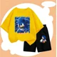 thumbnail image 3 of Conjunto de verano de 2 a 12 años para niños, ropa de pareja de Sonic, camiseta, traje para niños 2024, ropa para niñas, top para madres y niños, 3 of 5