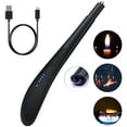 thumbnail image 1 of Stick Lighter Arc Lighter Candle Lighter, Usb Rechargeable Lighter, Windproof Flameless Lighter With Gift Box For Kitchen, Barbecue, Candles And Cigarettes Black, 1 of 5