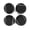 Black, variant on 4 PCS Pre cut Walker Tennis Balls for Furniture Legs and Floor Protection, Heavy Duty Long Lasting Felt Pad Glide Coverings,Gray