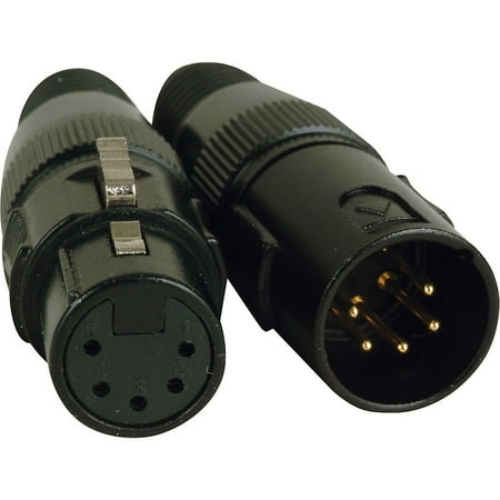 American Dj Connector - American DJ 5-Pin Male - Female XLR Connectors