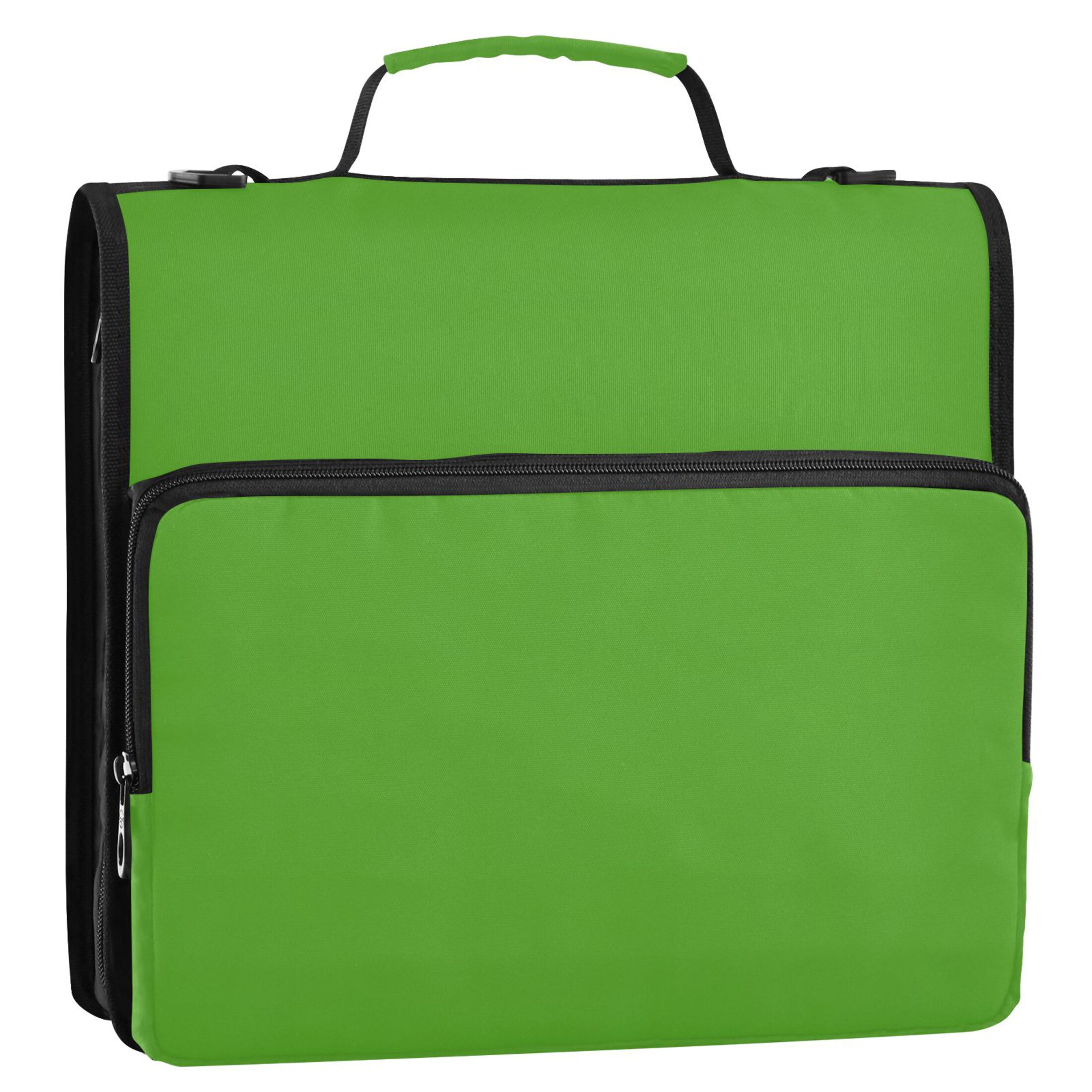 ALAZA Zipper Binder Grass Green Background 3 Ring Trapper Keeper File Folder Organizer Bag