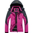 thumbnail image 1 of Women's Mountain Waterproof Ski Snow Jacket Winter Windproof Rain Jacket, 1 of 7