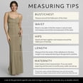 thumbnail image 4 of David’s Bridal, The Edit by DB Studio Women's Formal Sheath Dress with Asymmetrical Straps, Full Length, Jersey, 4 of 6