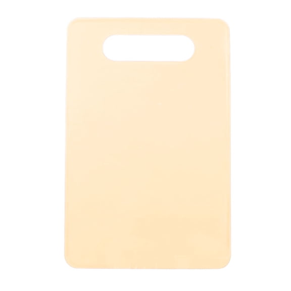 Colored Eco-Friendly Plastic Cutting Board - Non-Slip Kitchen Chopping Board, Durable & Hygienic for Daily Meal Prep & Cooking, Beige