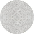 thumbnail image 1 of Ahgly Company Machine Washable Indoor Round Transitional Dark Goldray Area Rugs, 3' Round, 1 of 7