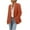 Watermelon Red, variant on Rutainlusire Womens Blazers for Work Casual Blazer Dress for Women Women's Solid Color Button Jacket Double Pocket Lapel Fashionable Suit Blazer