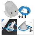thumbnail image 4 of Bomba de pie inflable perfecl portátil con manguera para ejercicio y colchones de aire, 4 of 8