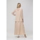 thumbnail image 2 of Vestido Clothfun con cuello en V, chifón, madre de la novia, morera, 2 of 7