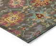thumbnail image 3 of Addison Rugs Chantille Indoor/Outdoor Transitional Damask Chocolate Machine Washable Rectangle Rug, 9' x 12', 3 of 8