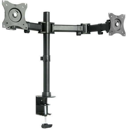 VIVO Dual Monitor Arms Fully Adjustable Desk Mount / Articulating Stand For 2 LCD Screens up to 27
