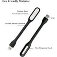 thumbnail image 2 of Mini USB LED Reading Light Flexible Portable Night Lamp for Laptop PC Power Bank 6.65 Inch Black 1 Pack, 2 of 5