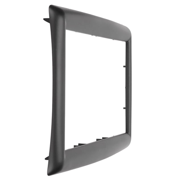 Kit de Tablero de Instalación de Doble DIN, Fydun Negro Abdominales Marco de Fascia de Radio Estéreo para Automóvil Para Mégane 2 II 2003-2009 Amonsee No