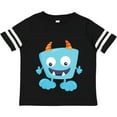 thumbnail image 3 of Inktastic Cute Monster, Blue Monster, Funny Monster, Horns Boys or Girls Toddler T-Shirt, 3 of 5