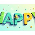 thumbnail image 4 of Birthday Party Backdrop Banner for Celebration Festive Background Decorations Colorful Happy Birthday Supplies Photography Props Event Decor, 4 of 4