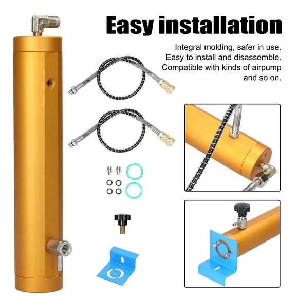 Filter,Water 30mpa Pressure Oil Water 30mpa Pressure Airfilter Female And Male Air Compressor Filter Water 4350psi (30mpa) Pressure Air Filter Male Pcp Air And Male Pcp Filter 8mm Female