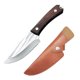 thumbnail image 4 of Cuchillo de chef de 4 pulgadas de acero forjado con alto contenido de carbono, hoja afilada de espiga completa con funda, cuchillo de cocina profesional para cocinar, acampar y hacer barbacoas., 4 of 9
