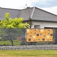 thumbnail image 3 of ZICANCN Banner Yard Signs, Halloween Orange Pattern Party Wall Decor for Indoor Outdoor Room, Medium, 3 of 8